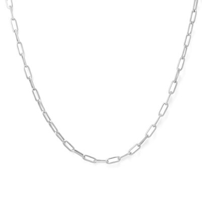 Silver Long Curator Necklace