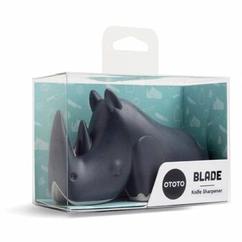 Blade gris foncé - aiguiseur de couteaux - Rhinocéros - cuisine 3