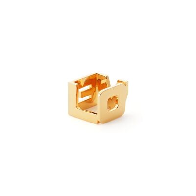 Gold Love Squared Ring