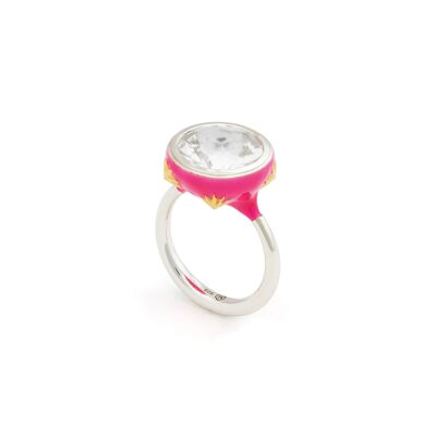 Galileo Ring in Neon Pink