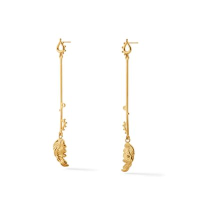 Gold Rosetti Drop Earrings