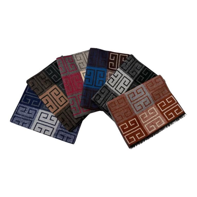 Men's Wool Scarf with Beautiful Design ITFUHFYF609