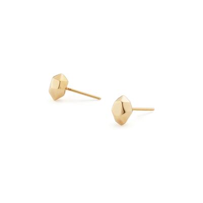 Gold Fantasy Rock Studs