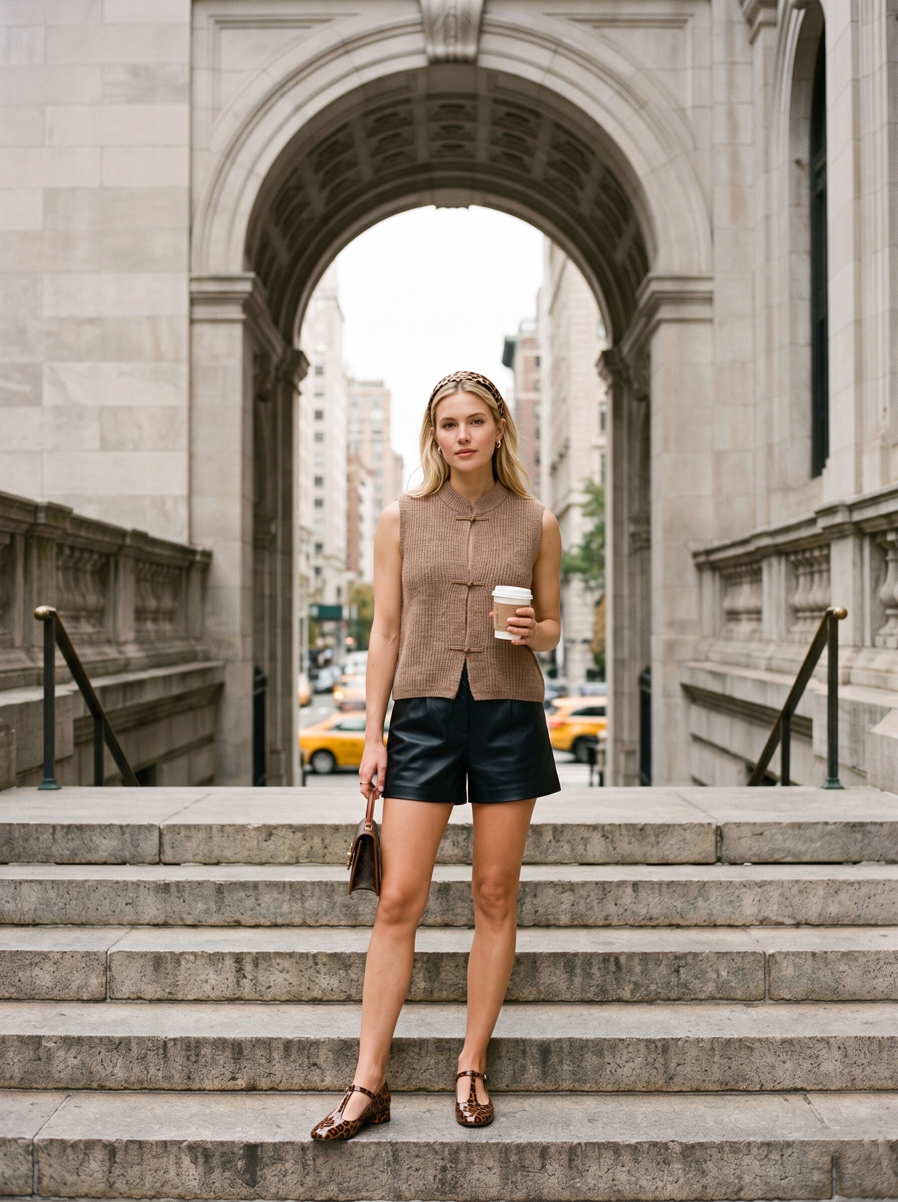 Sleeveless Brandenburg Sweater I80157