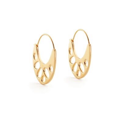 Gold Raclette Hoops