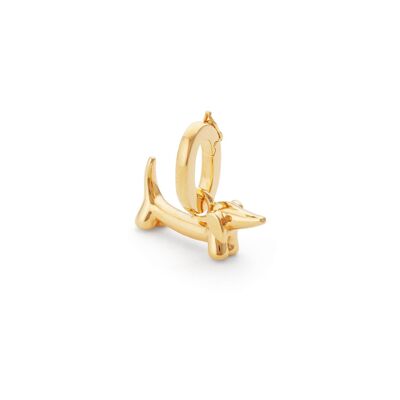 Gold Chienne Charm