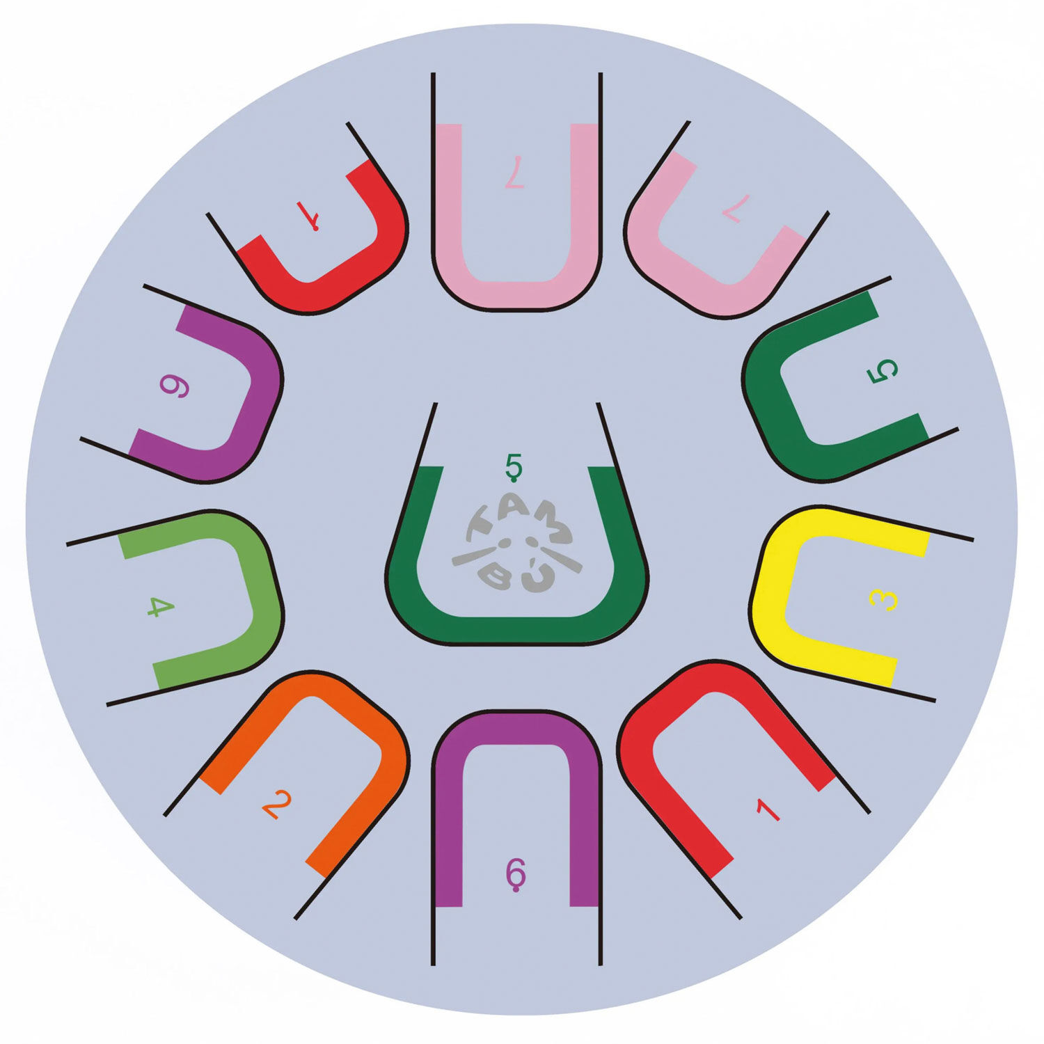 Tambu+ 10“/25 cm - 11326 - Pure Connection (Blue)