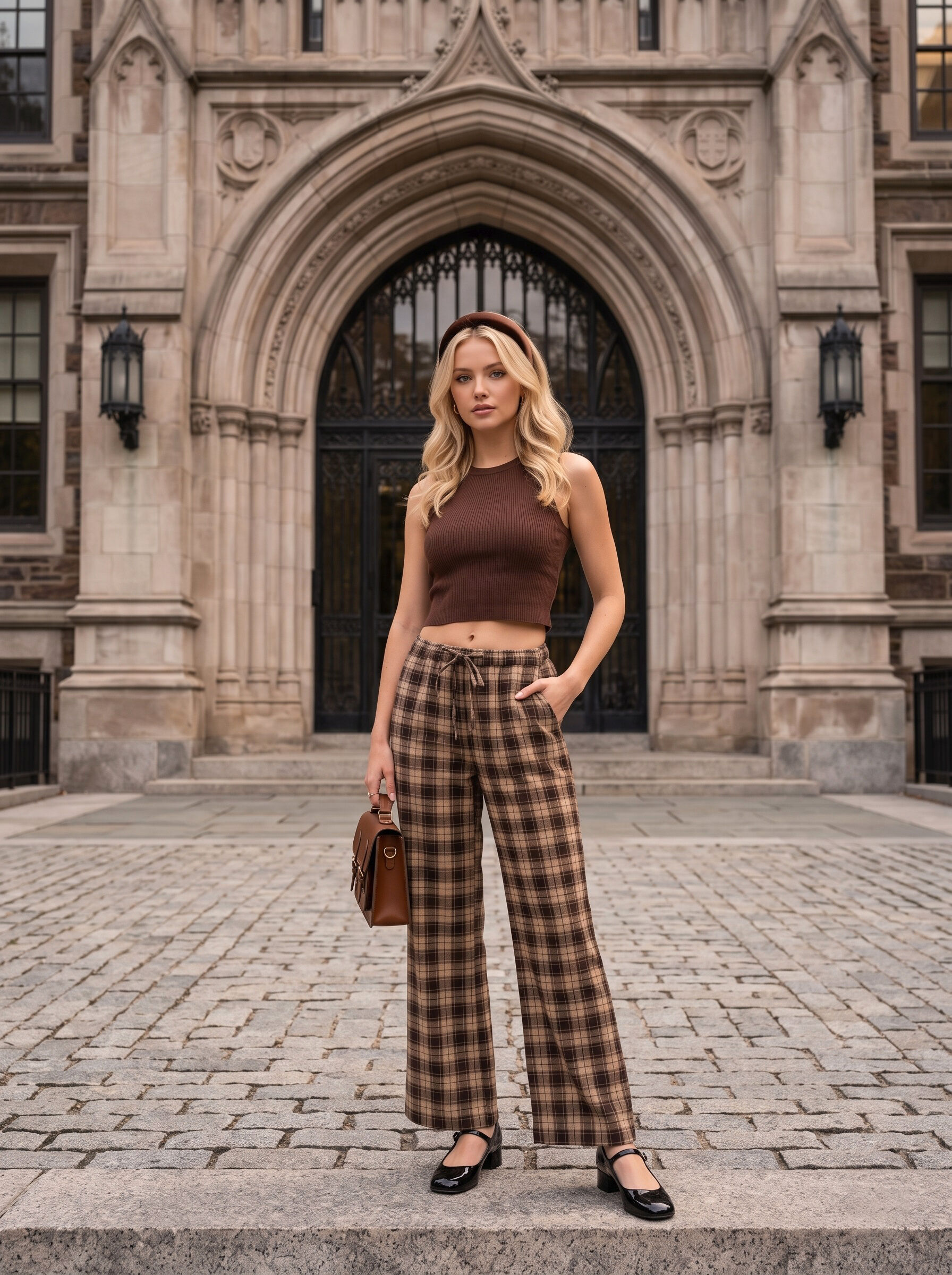Tartan trousers I14428