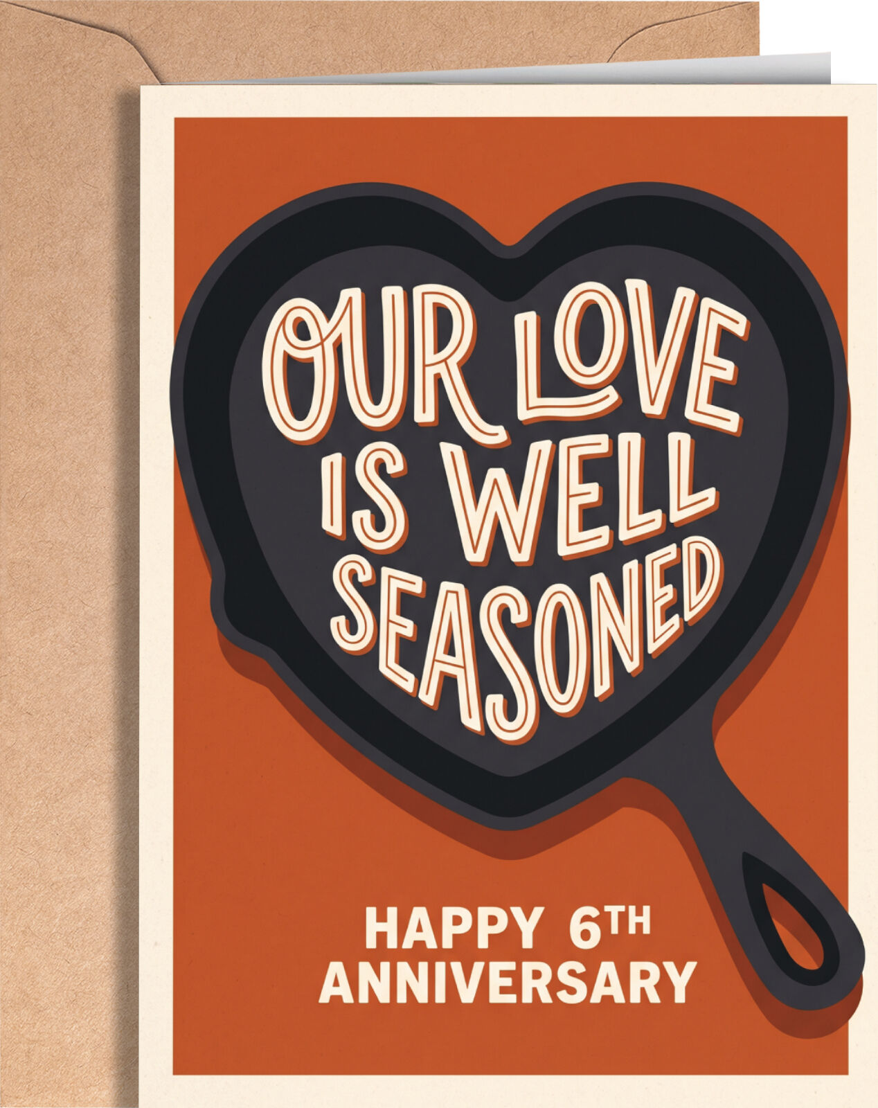 Biglietto per il 6° anniversario - Biglietti di auguri per il 6° anniversario
