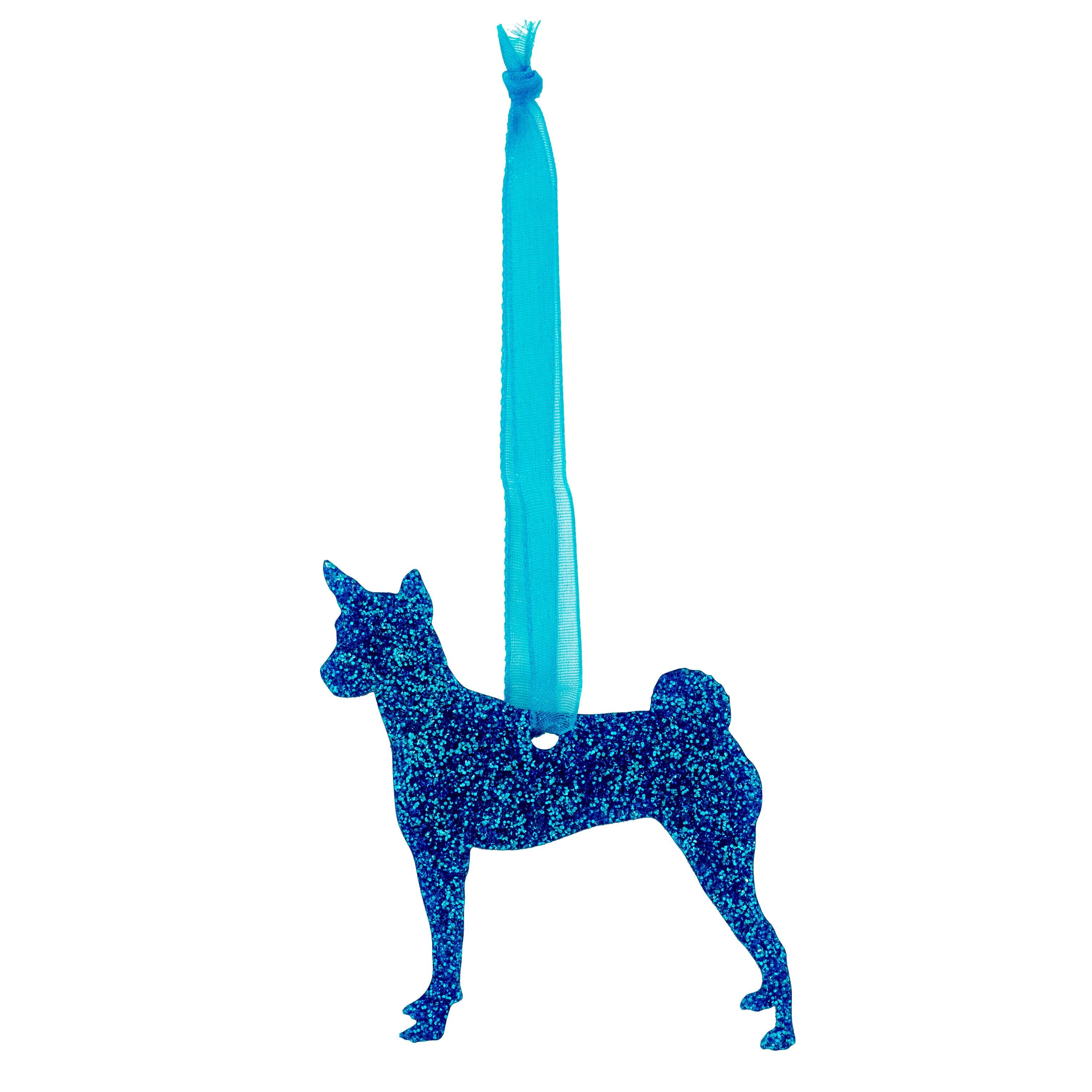 Decorazione natalizia Glitter Basenji