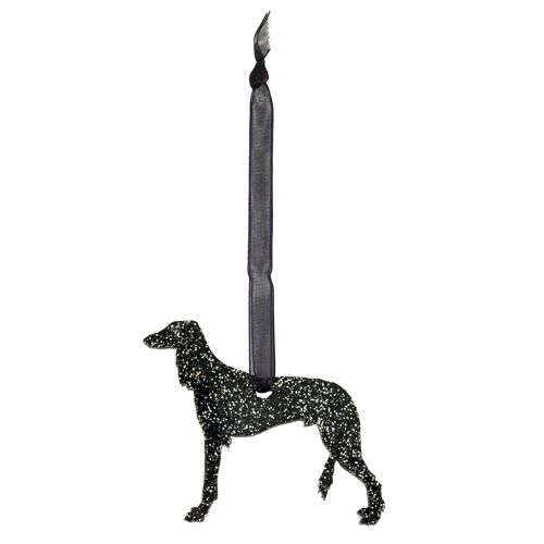 Glitter Saluki Christmas Decoration