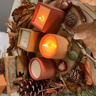 Autumn scented candle