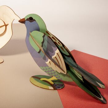 Vogel - Feuille à découper décoration 3D 3