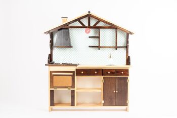 Grande cuisine rustique en bois 3