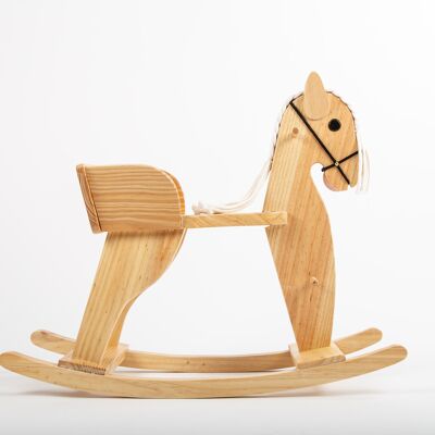 cavallo a dondolo in legno