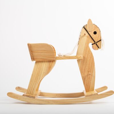cavallo a dondolo in legno