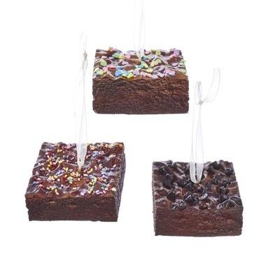 Foam Brownies with Sprinkles (3 pieces)