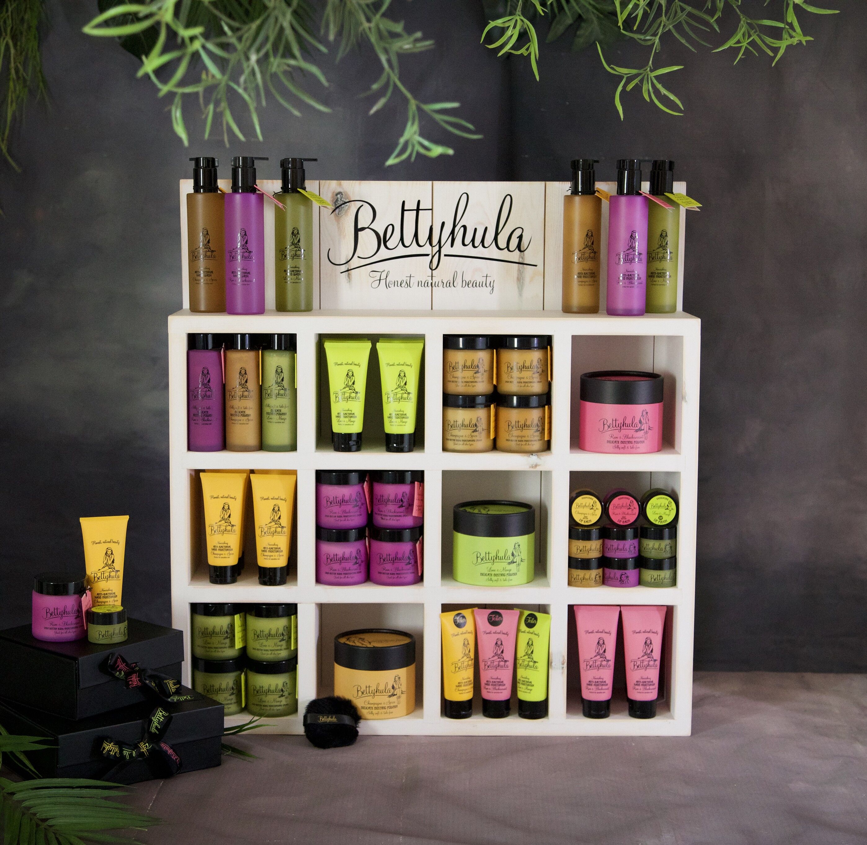 Unidad de exhibición de madera