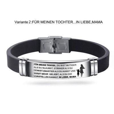 You are loved 'bracelet - daughter .. in love mom