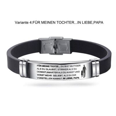 You are loved 'bracelet - daughter .. in love papa