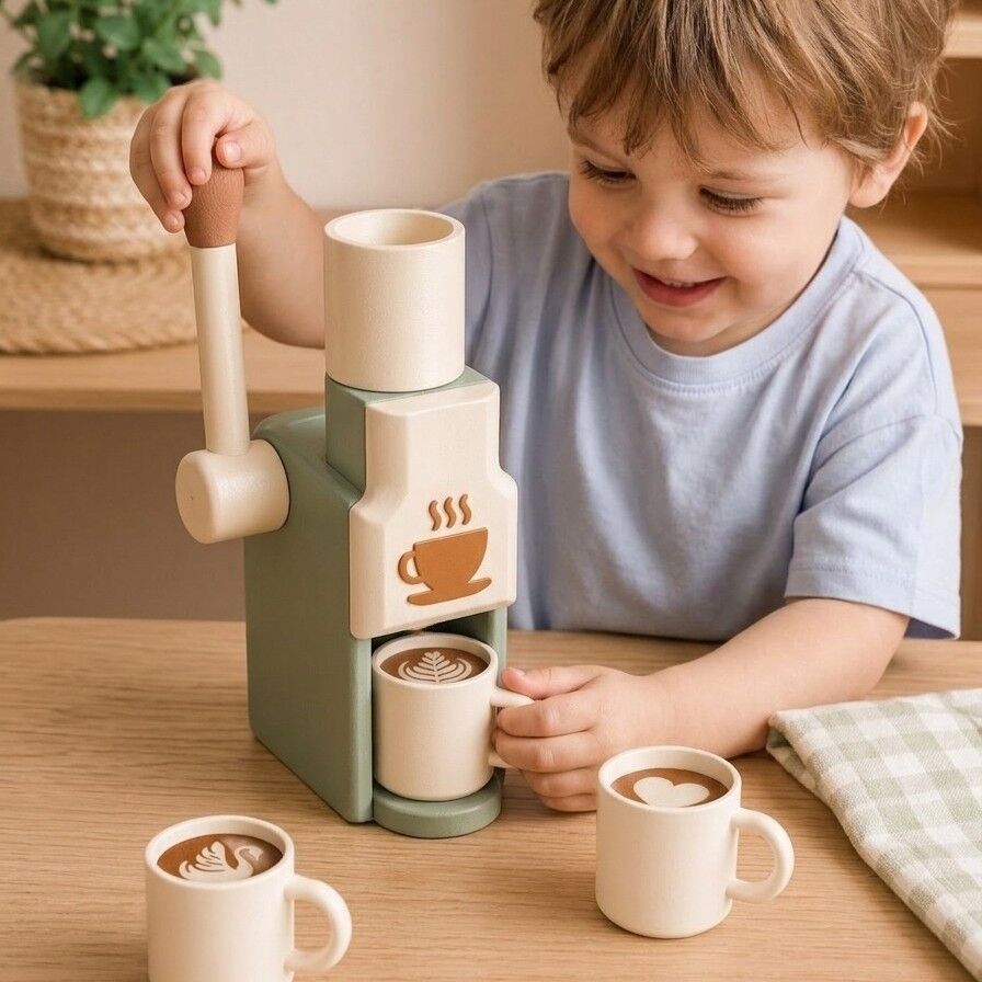 Interaktive Kaffeemaschine | Spielzeug für Café und Barista