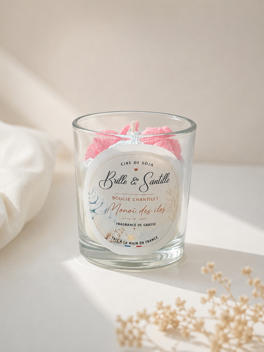Chantilly Candle - Island Monoi