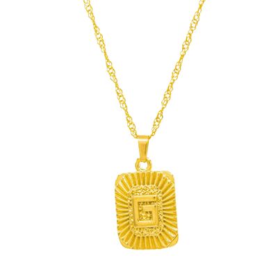 Lettre 'collier - G.