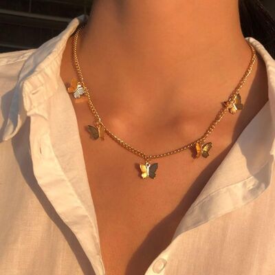 SVRA 'Butterfly' Necklace - Gold
