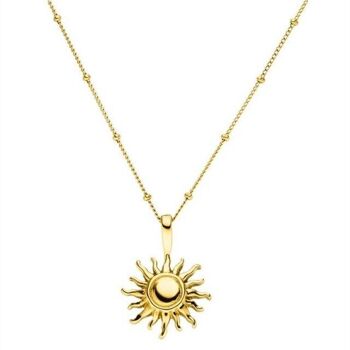 Collier soleil - or 1