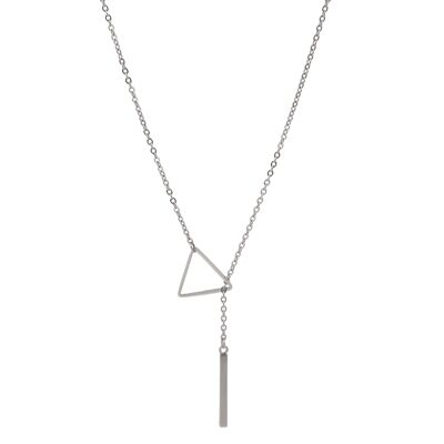 Trikona 'necklace - silver