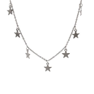 Stars' necklace - silver