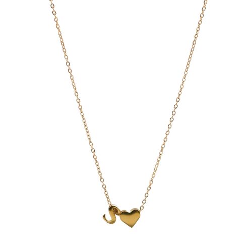 Tiny Letter' Kette - Gold - D