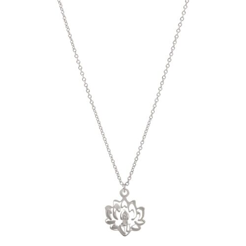 Lotus' Halskette - Silber