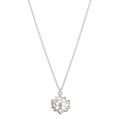 Lotus' necklace - silver