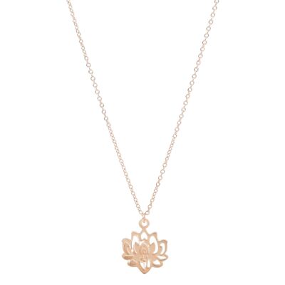 Lotus' Halskette - Rose Gold