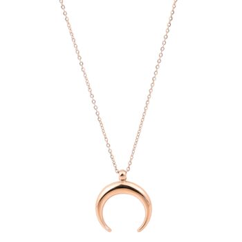 Collier "Lune" - or rose 1