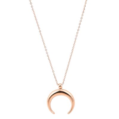 Moon 'necklace - rose gold