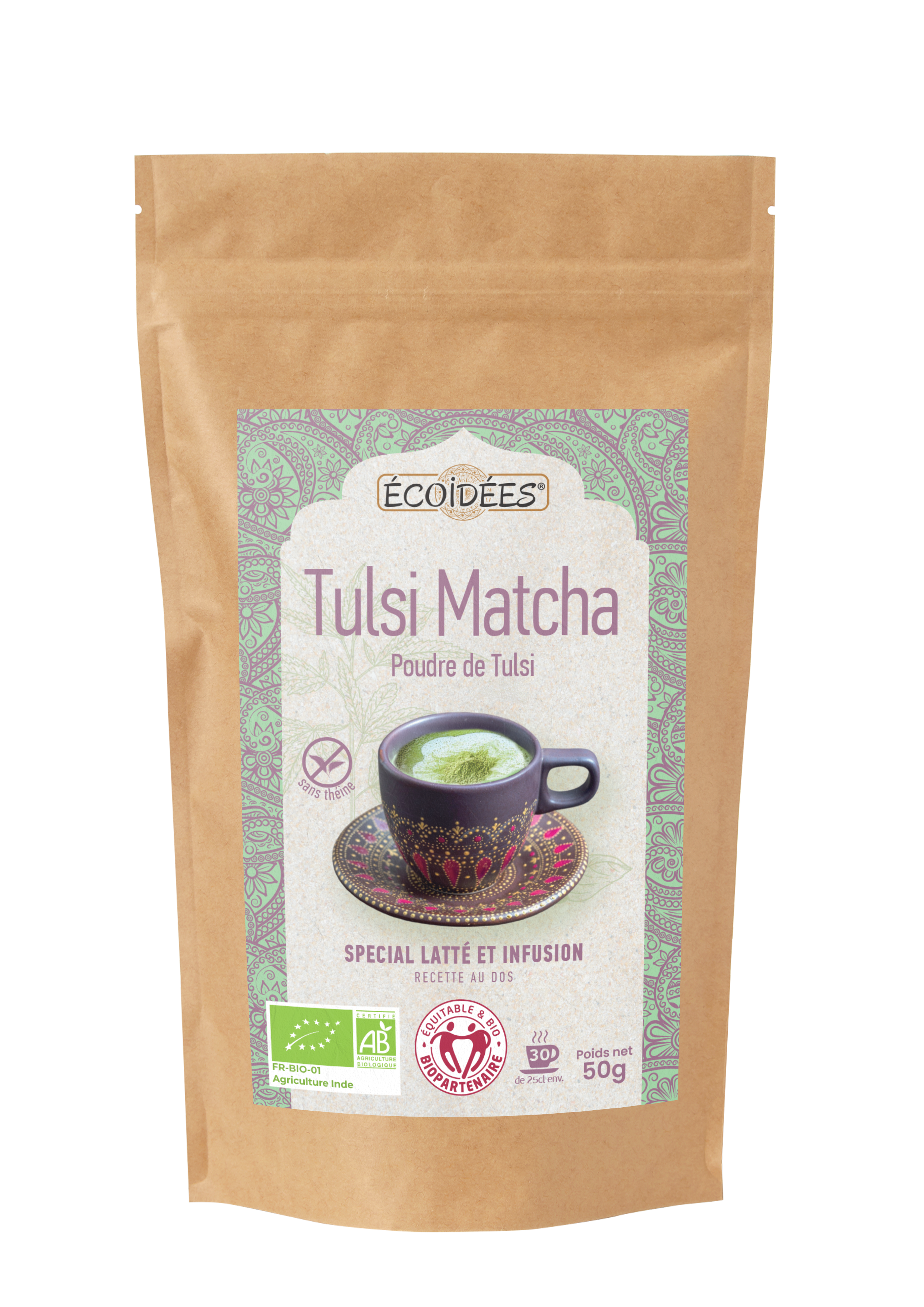 ORGANIC & FAIR TULSI MATCHA - 50g