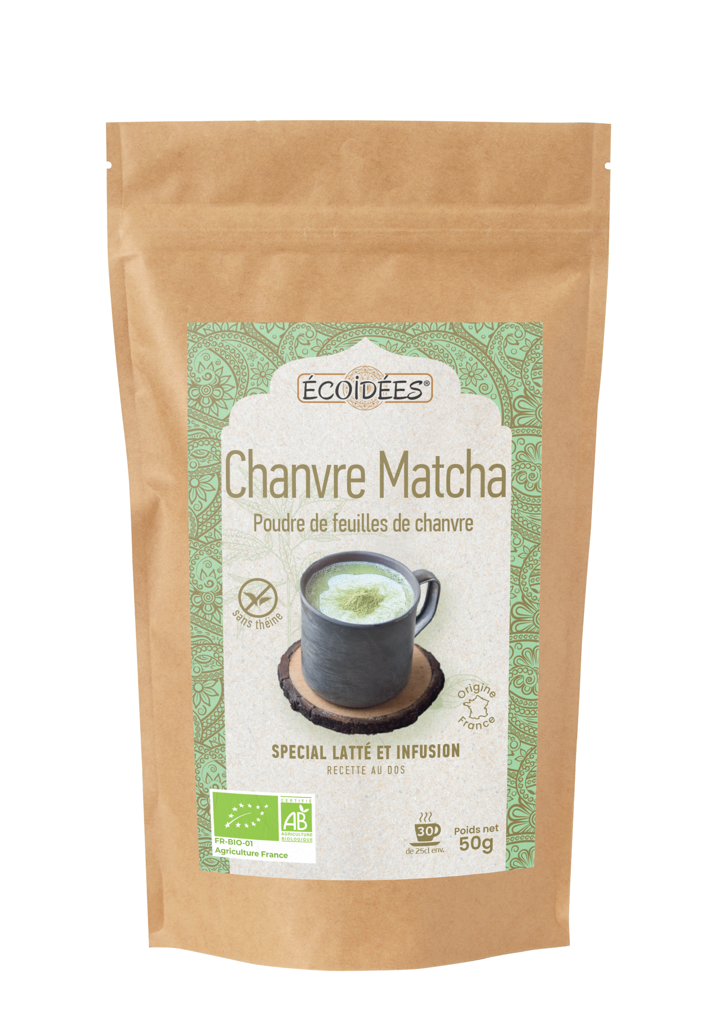 Organic Matcha Hemp - 50g