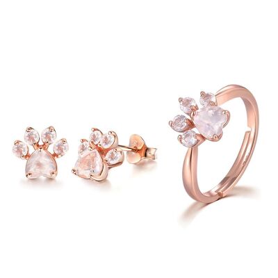 SVRA 'Lilly' sets of 2, 3, 4 - set of 2: ring + earrings