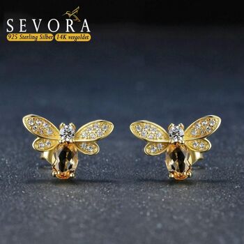 Boucles d'oreilles Bee Happy 3