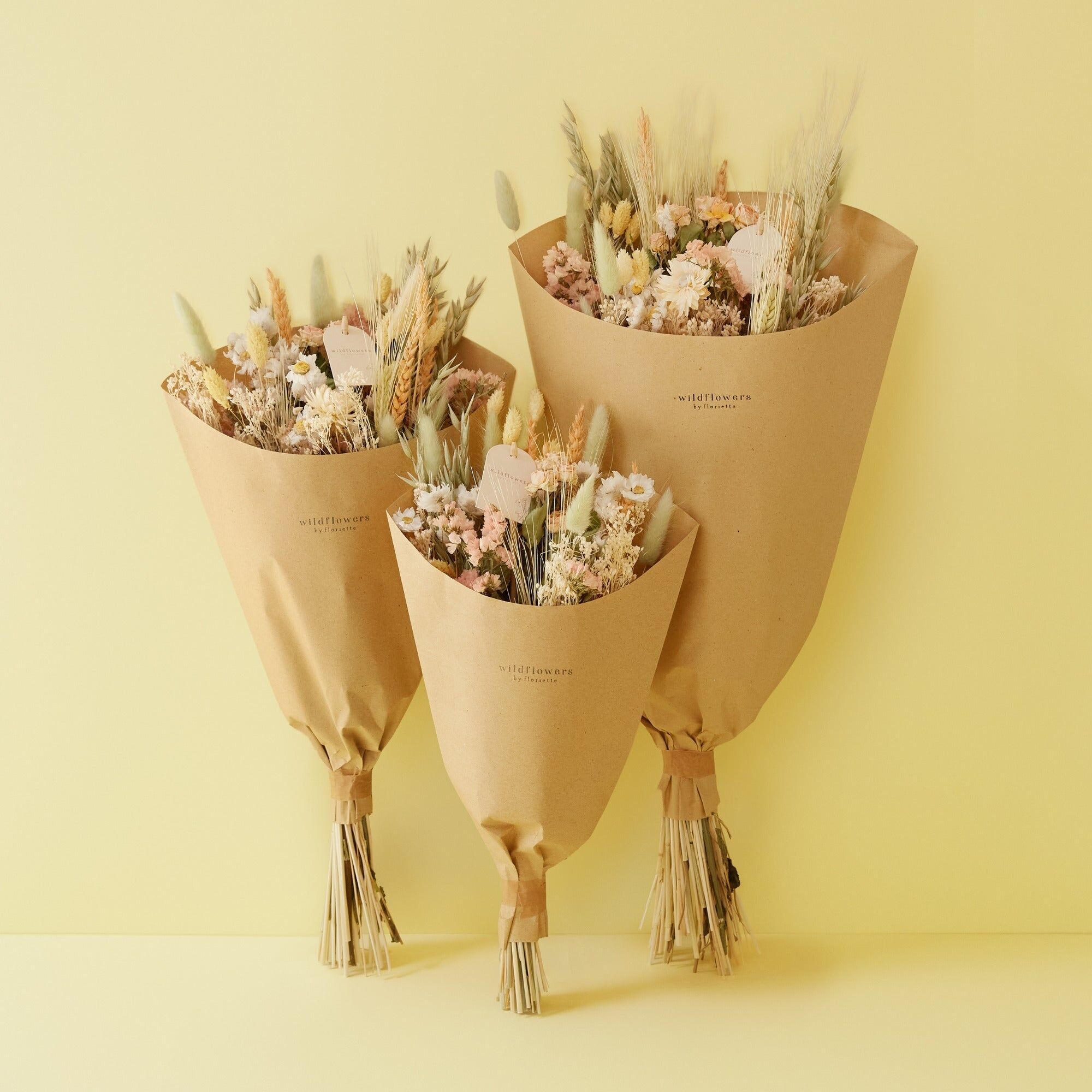 Dried Flowers Field Bouquet – Honey Blossom