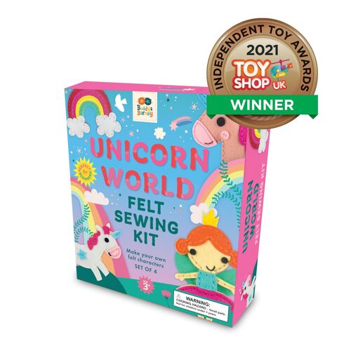 Unicorn World Felt Sewing Kit