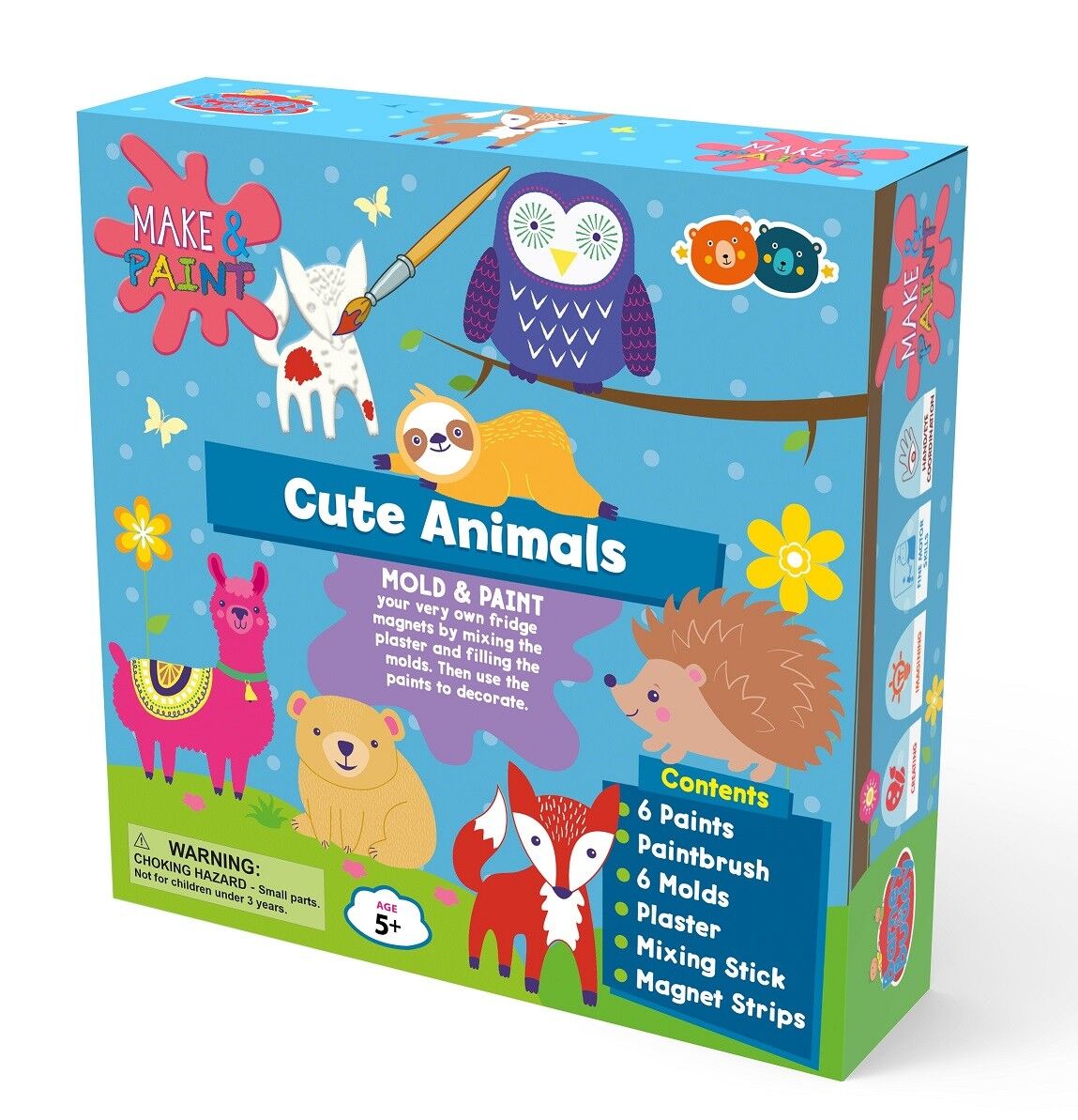 Basteln und bemalen - süße Tiere