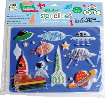 Up In the Sky - Pochoirs & Crayons Double Pack 1