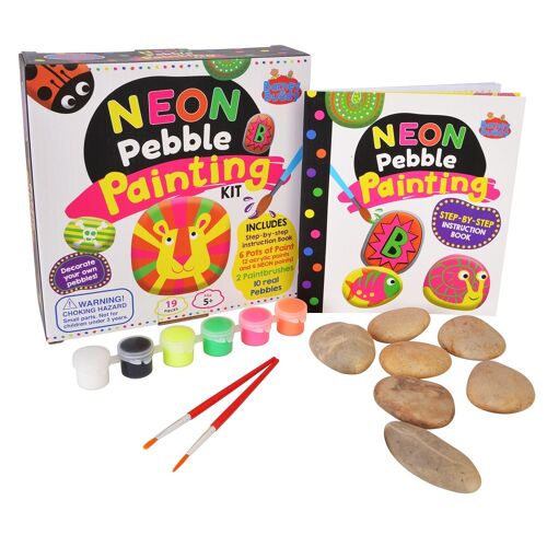 Pebble Painting Kit - Neon