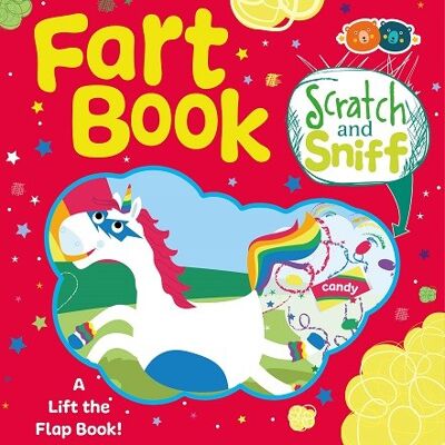 Scratch & Sniff, Lift-the-flap Fart Book - Unicorn