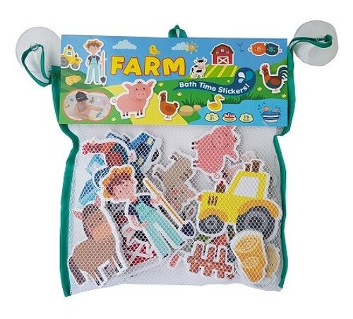 Bath Time Stickers - Farm - 18 Pieces