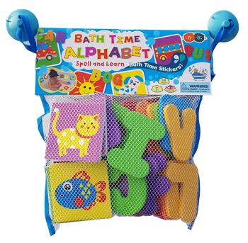 Autocollants pour le bain Alphabet Spell & Learn 2