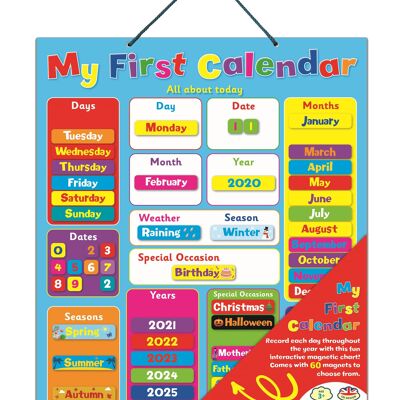My First Calendar - Magnetic Wall Chart